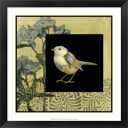 Framed Bird Fantasy II Print