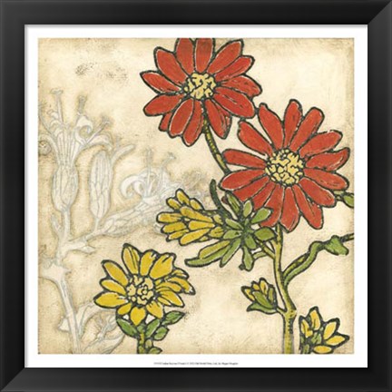 Framed Indian Summer Florals I Print