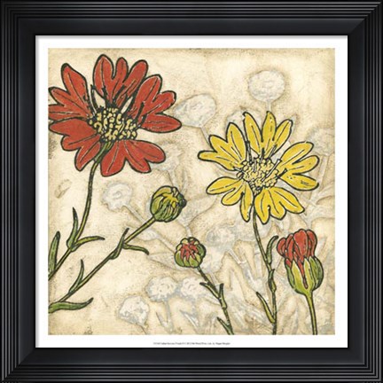 Framed Indian Summer Florals II Print