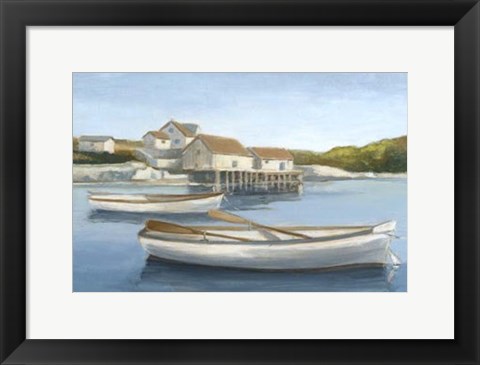 Framed Tranquil Waters I Print