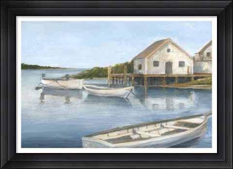 Framed Tranquil Waters II Print