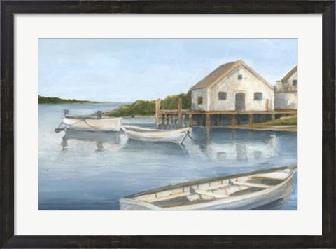 Framed Tranquil Waters II Print