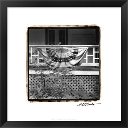 Framed American Breeze VII Print