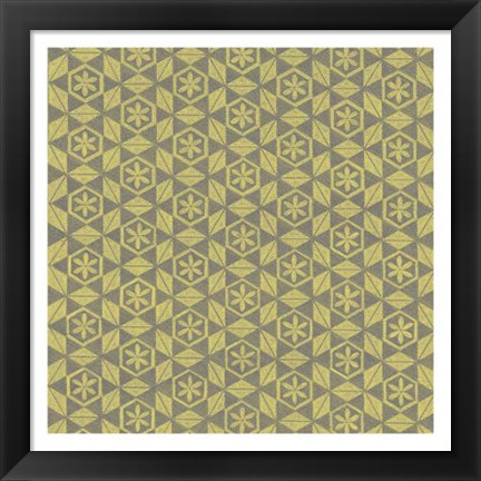 Framed Graphic Pattern II Print