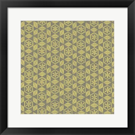 Framed Graphic Pattern II Print