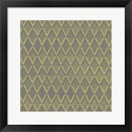 Framed Graphic Pattern IV Print