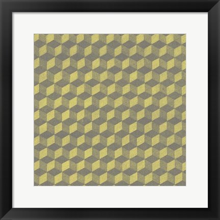 Framed Graphic Pattern V Print