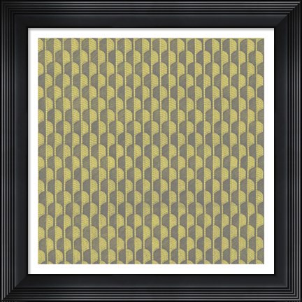 Framed Graphic Pattern VII Print