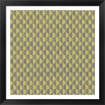 Framed Graphic Pattern VII Print