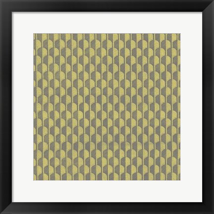 Framed Graphic Pattern VII Print