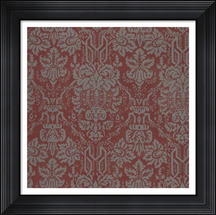 Framed Arabesque Trimmings I Print