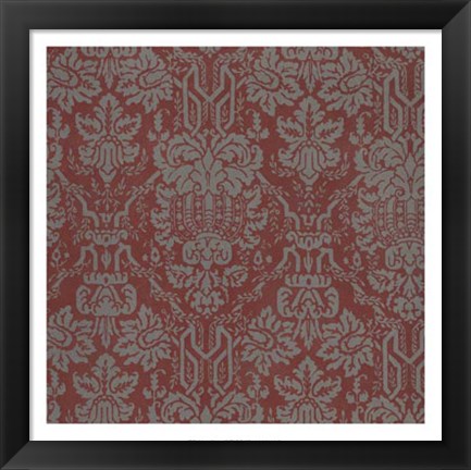 Framed Arabesque Trimmings I Print