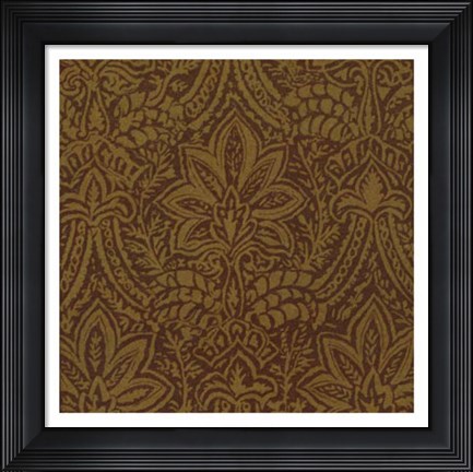 Framed Arabesque Trimmings II Print