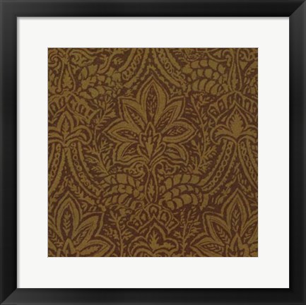 Framed Arabesque Trimmings II Print
