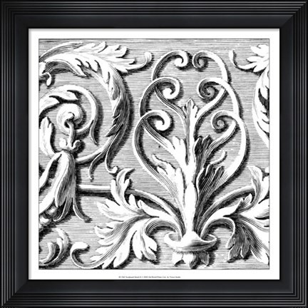 Framed Sculptural Detail II Print