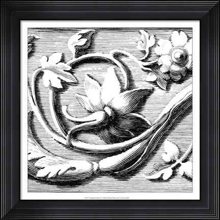 Framed Sculptural Detail III Print