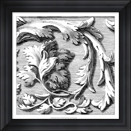 Framed Sculptural Detail IV Print