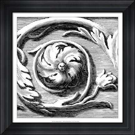 Framed Sculptural Detail V Print