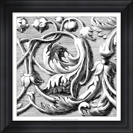 Framed Sculptural Detail VI Print