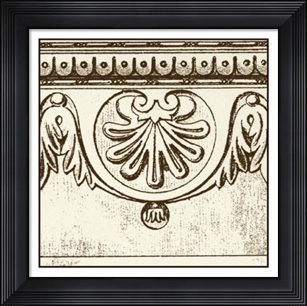 Framed Sepia Detail II Print