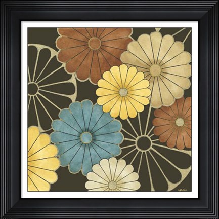 Framed Floral Confetti II Print