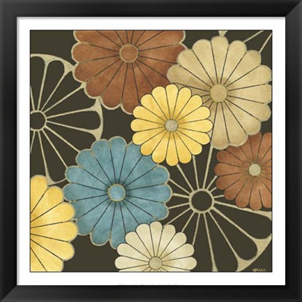 Framed Floral Confetti II Print