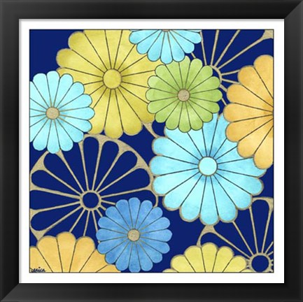 Framed Floral Confetti III Print
