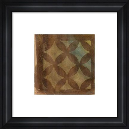 Framed Mediterranean Impressions III Print