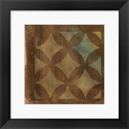 Framed Mediterranean Impressions III Print