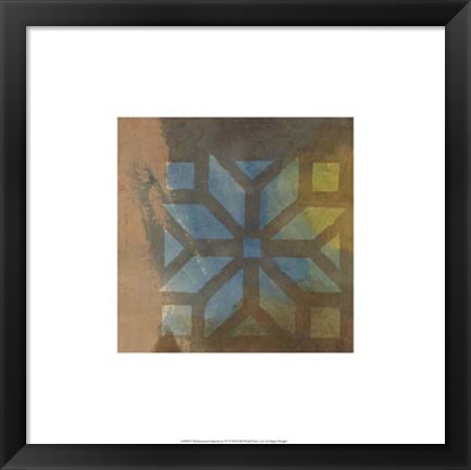 Framed Mediterranean Impressions IV Print