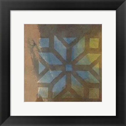 Framed Mediterranean Impressions IV Print