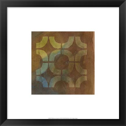 Framed Mediterranean Impressions VIII Print