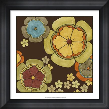 Framed Vibrant Sari II Print