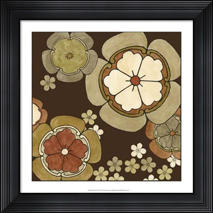 Framed Neutral Sari II Print