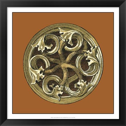 Framed Graphic Medallion III Print