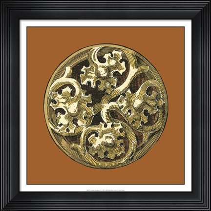 Framed Graphic Medallion IV Print