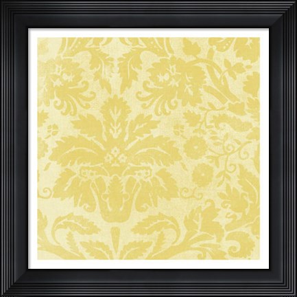 Framed Damask Detail I Print