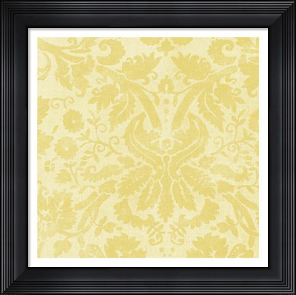 Framed Damask Detail II Print