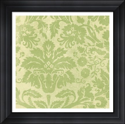Framed Damask Detail III Print