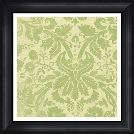Framed Damask Detail IV Print
