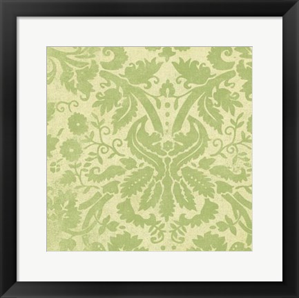 Framed Damask Detail IV Print