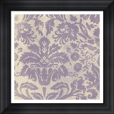Framed Damask Detail V Print