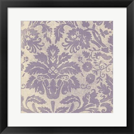 Framed Damask Detail V Print