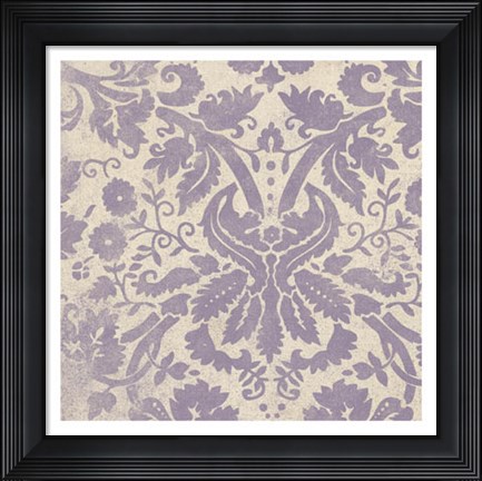 Framed Damask Detail VI Print