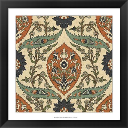 Framed Persian Tile II Print