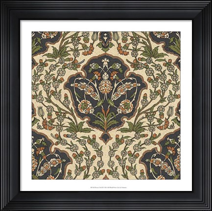 Framed Persian Tile III Print