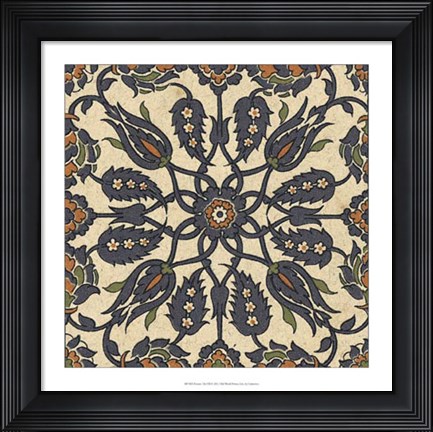 Framed Persian Tile VII Print