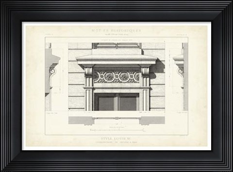 Framed Motifs Historiques V Print