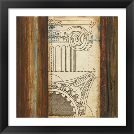 Framed Architectural Archive II Print