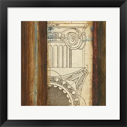 Framed Architectural Archive II Print